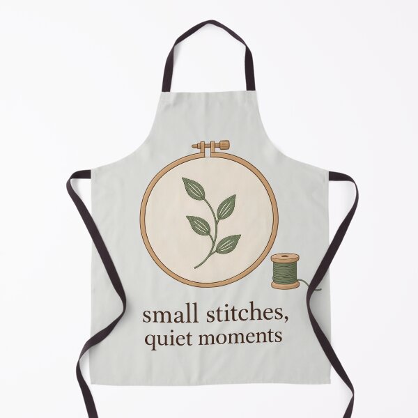 Item preview, Minimalist Botanical Embroidery Hoop Quiet Moments designed and sold by Mostafa Studio.