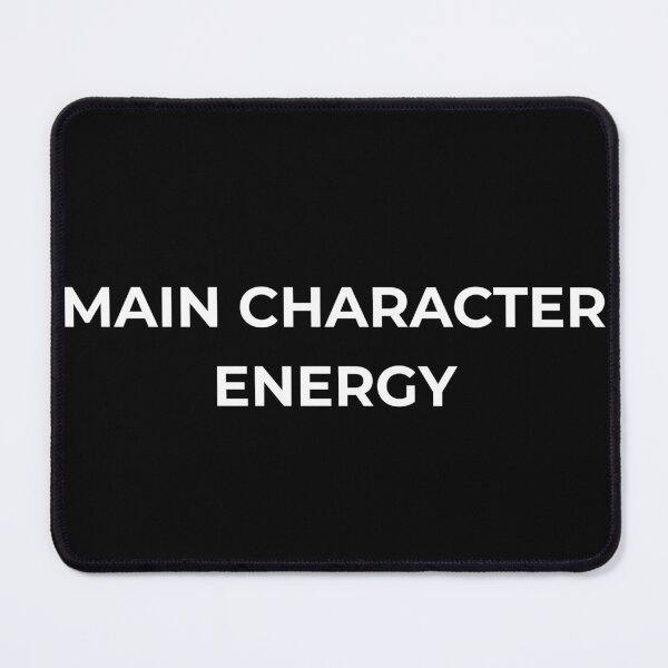 Item preview, Main Character Energy Minimalist Typography Quote designed and sold by VibeDistrictLab.