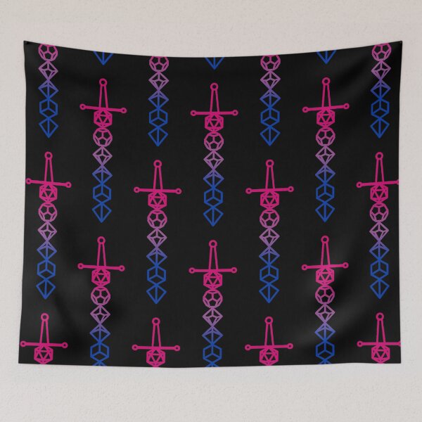 Item preview, Bisexual Pride D&D Dice Sword designed and sold by PerchingCrow.