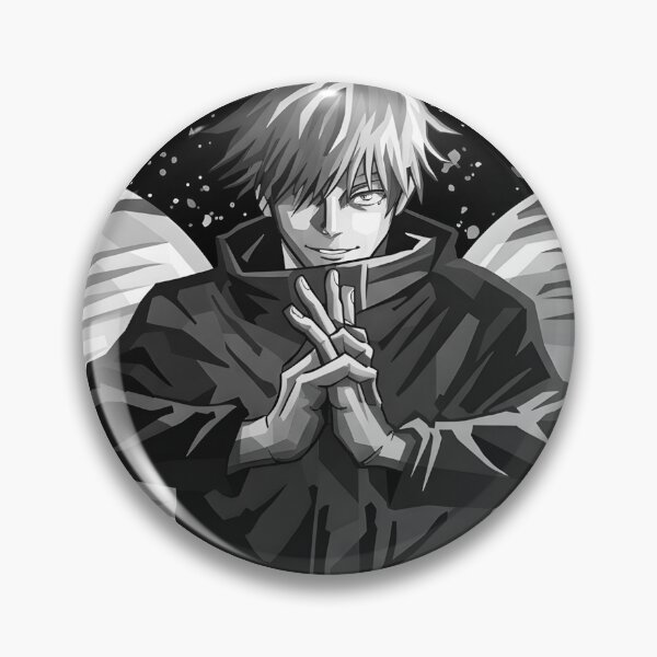 Item preview, Gojo satoru black and white designed and sold by verlonzariy.