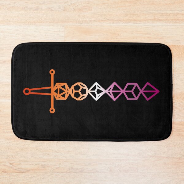 Item preview, Copy of Trans Pride D&D Dice Sword designed and sold by PerchingCrow.