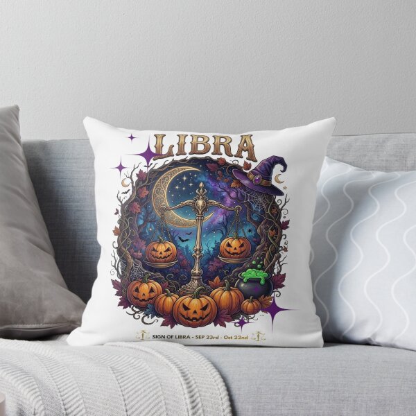 Item preview, Halloween Zodiac Sign Libra designed and sold by IvonneDesigns.
