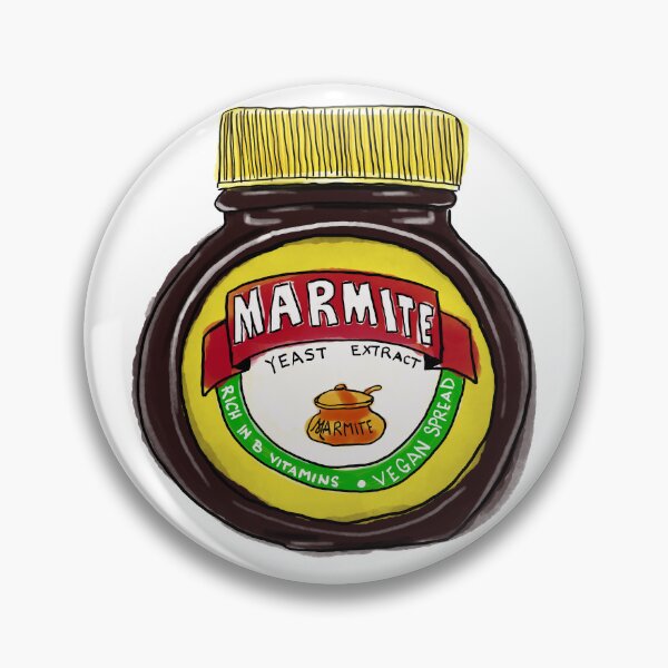 Item preview, Classic Marmite jar hand drawn designed and sold by KateIvesArt.