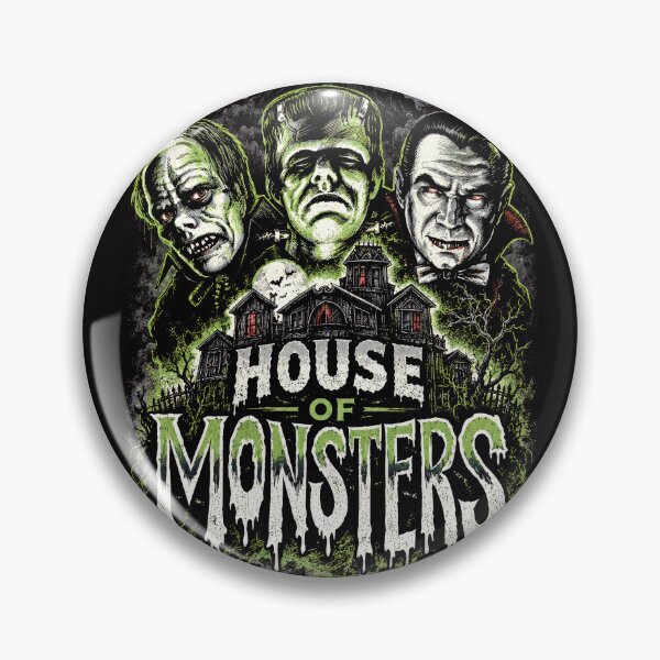 Item preview, House of Monsters – Classic Horror Monsters Haunted House designed and sold by monstermangraphic.