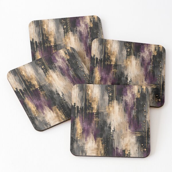 Item preview, Purple Gold Luxury Abstract Texture designed and sold by RetroPop23.