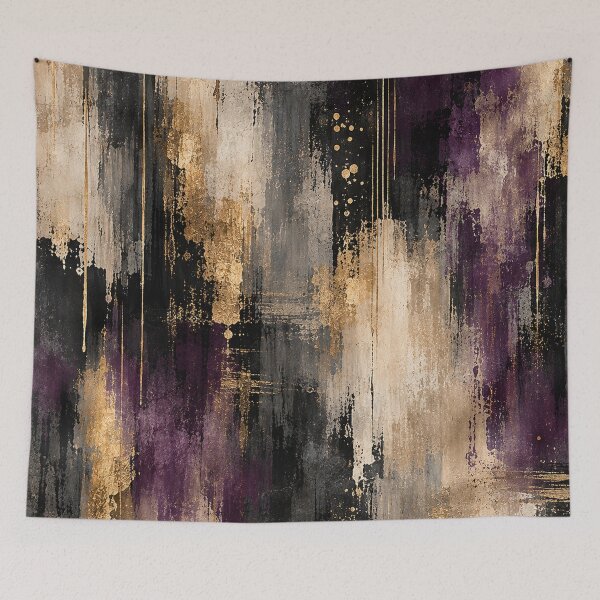 Item preview, Purple Gold Luxury Abstract Texture designed and sold by RetroPop23.