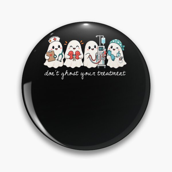 Item preview, Don'T Ghost Your Treatment Funny Dialysis Nurse Rn Halloween designed and sold by snailslowdance.