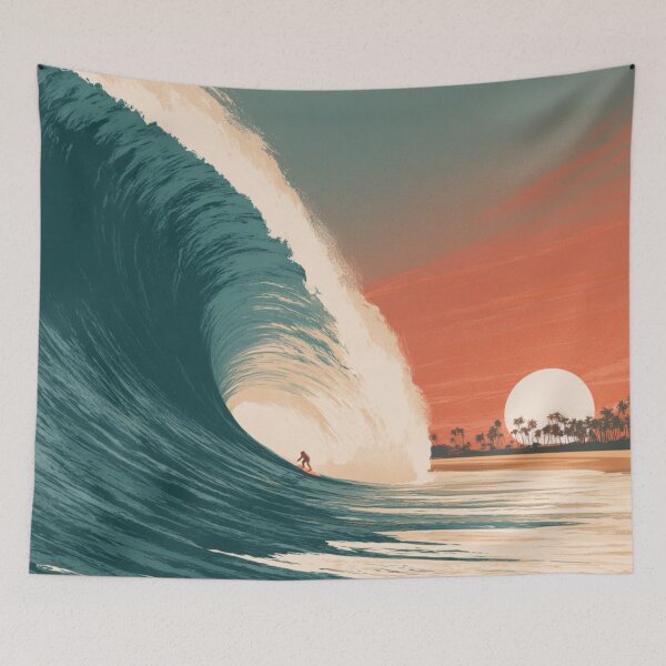 Item preview, Big Wave Surfer designed and sold by bubblyrainbow.