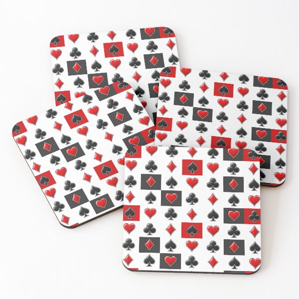 Item preview, Classic Playing Card Suits Pattern designed and sold by Ederson D'Mind.