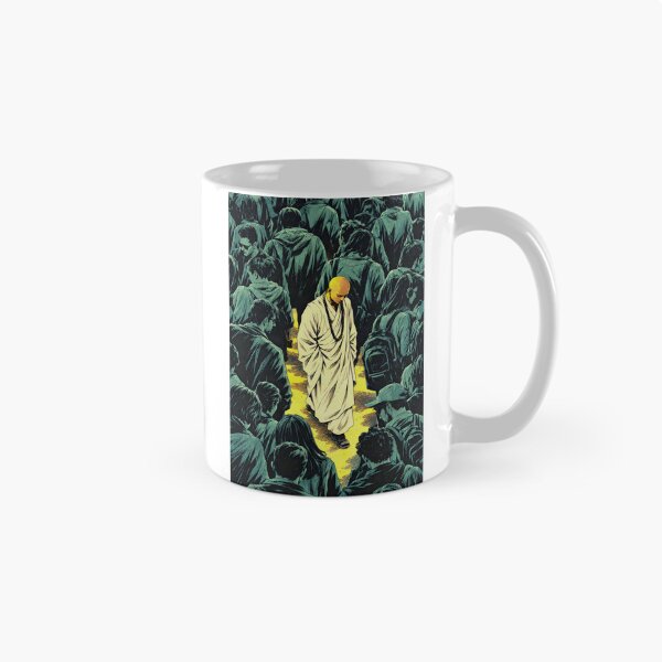 Item preview, Between the Many – Monk in the Crowd Spiritual Art designed and sold by SacredLensV.