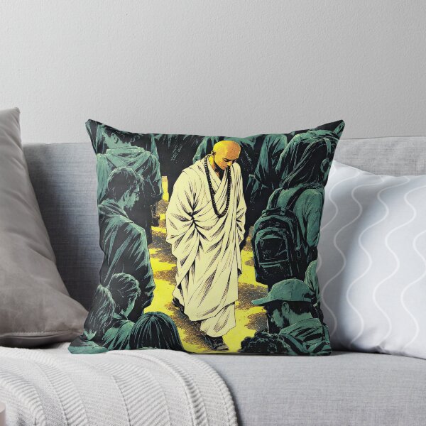 Item preview, Between the Many – Monk in the Crowd Spiritual Art designed and sold by SacredLensV.