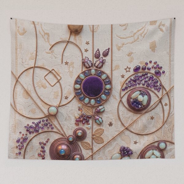 Item preview, Mystic Amethyst & Opal Celestial Wirework Display Set designed and sold by KingsArtworx 2.