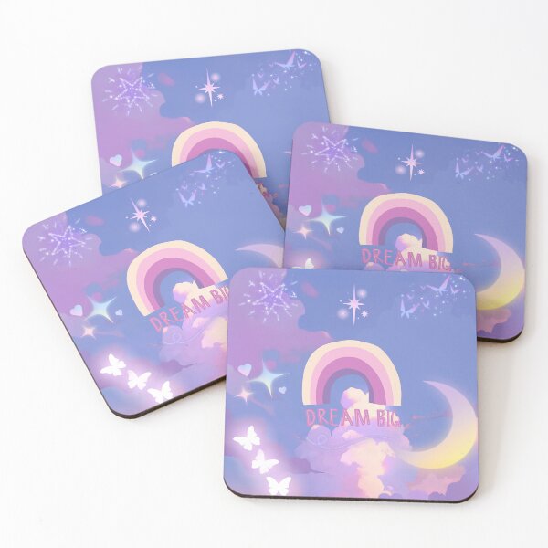 Item preview, Dream Big Pastel Rainbow Moon Magical Sky⁠ designed and sold by VibeDistrictLab.
