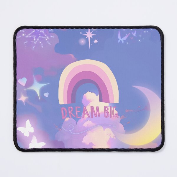 Item preview, Dream Big Pastel Rainbow Moon Magical Sky designed and sold by VibeDistrictLab.