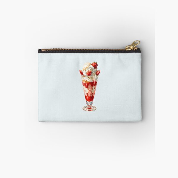 Item preview, Watercolor Japanese Strawberry Parfait designed and sold by sakurashorty.