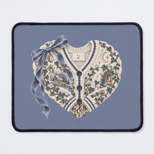 Item preview, evermore Ivy Cardigan Taylor Swift Folklore Heart Sweater designed and sold by taylorvinyls.