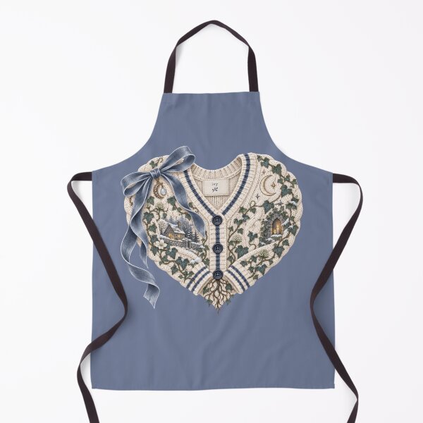Item preview, evermore Ivy Cardigan Taylor Swift Folklore Heart Sweater designed and sold by taylorvinyls.
