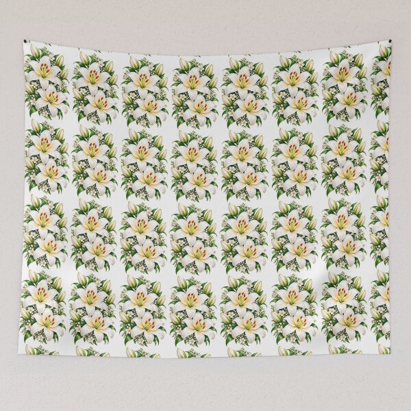 Item preview, Beautiful white Lily flowers designed and sold by SABEHAT.