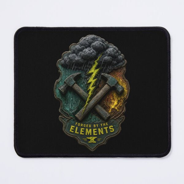 Item preview, Forged By The Elements Trade Worker Shirt designed and sold by StudioBilly3000.