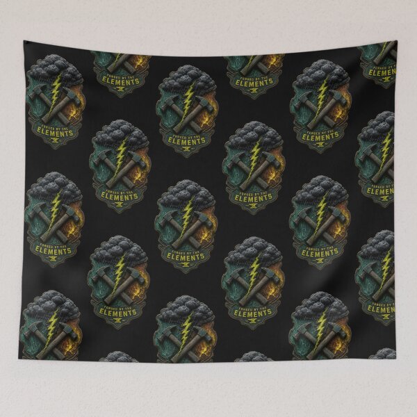 Item preview, Forged By The Elements Trade Worker Shirt designed and sold by StudioBilly3000.