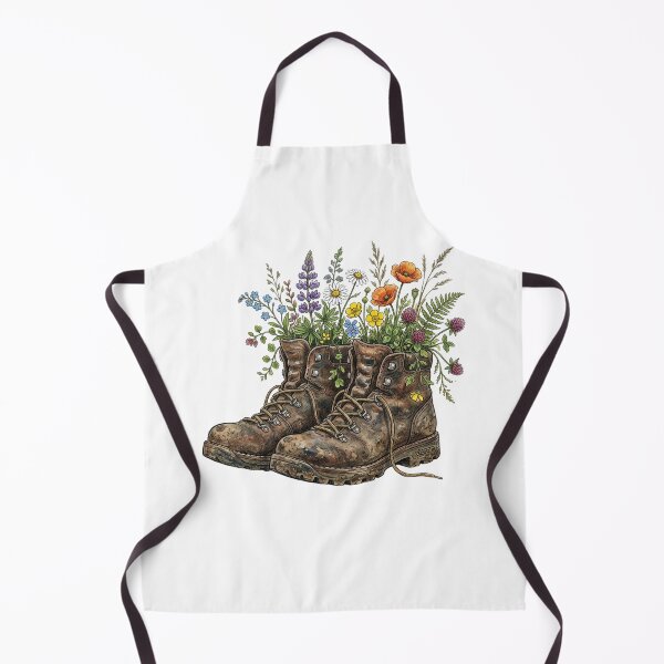 Item preview, Wildflowers Growing From Hiking Boots designed and sold by Sanan Israyilli.