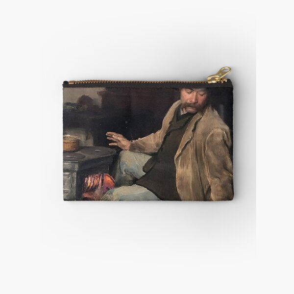 Item preview, Man and His Cat Near the Stove designed and sold by tomorrowsart.