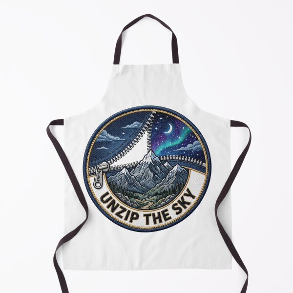Item preview, Unzip The Sky Mountain Patch Design designed and sold by Sanan Israyilli.
