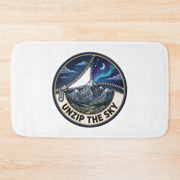 Item preview, Unzip The Sky Mountain Patch Design designed and sold by Sanan Israyilli.