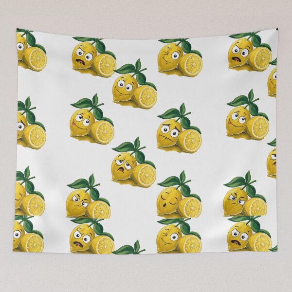 Item preview, ute Cartoon Lemons - Original Digital Art designed and sold by Ms_artGallery.
