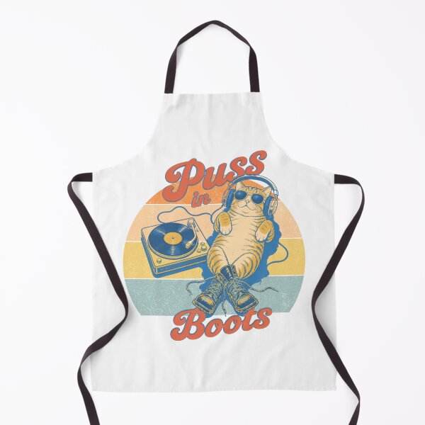 Item preview, Puss in Boots - Punk Rock Cat designed and sold by Nacho Average Designs.