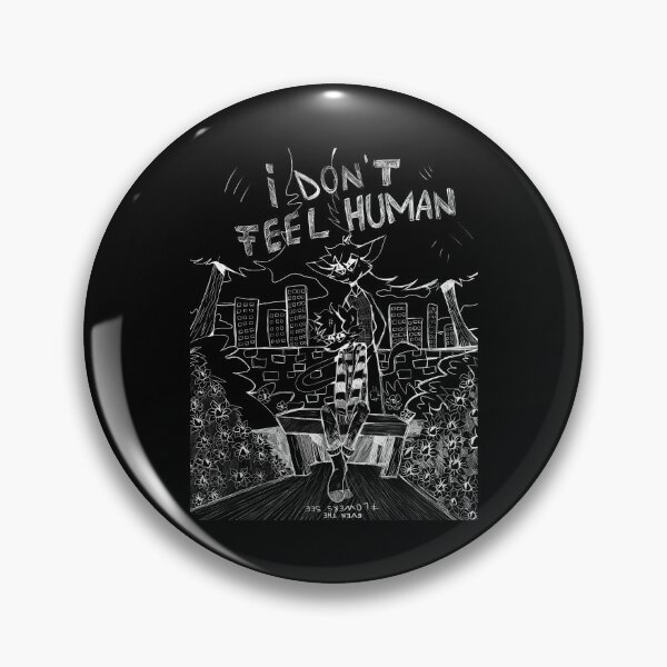 Item preview, I Don't Feel Human Black and White Art designed and sold by elijbclaude.