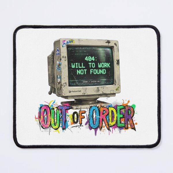 Item preview, Out Of Order Retro Computer Error designed and sold by Sanan Israyilli.