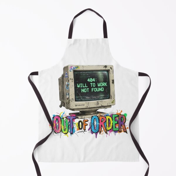 Item preview, Out Of Order Retro Computer Error designed and sold by Sanan Israyilli.