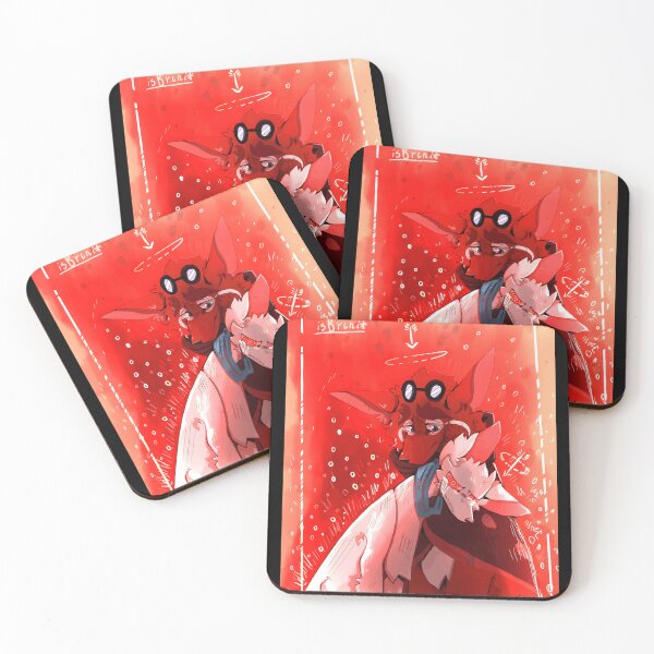 Item preview, Fierce Red Fox and Companion Art designed and sold by elijbclaude.