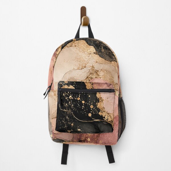 Item preview, Blush Pink Black Gold Luxury Marble designed and sold by RetroPop23.