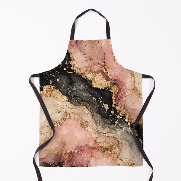 Item preview, Blush Pink Black Gold Luxury Marble designed and sold by RetroPop23.