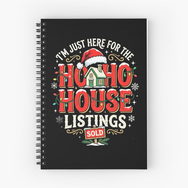 Item preview, Ho Ho House Listings Real Estate Agent Realtor Christmas Holiday Design designed and sold by 519xdesign.