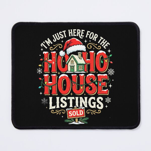 Item preview, Ho Ho House Listings Real Estate Agent Realtor Christmas Holiday Design designed and sold by 519xdesign.