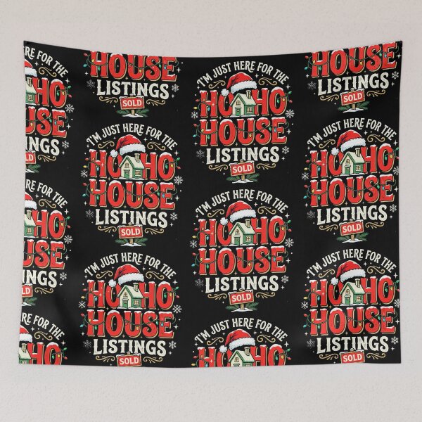 Item preview, Ho Ho House Listings Real Estate Agent Realtor Christmas Holiday Design designed and sold by 519xdesign.