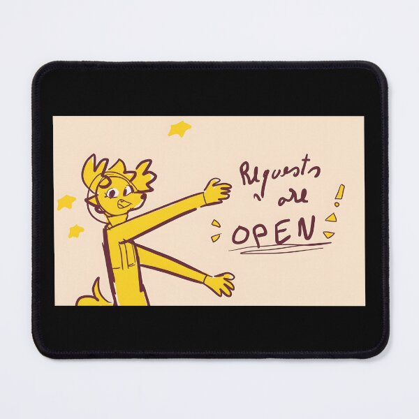 Item preview, Cheerful Character Requests Open Art designed and sold by elijbclaude.