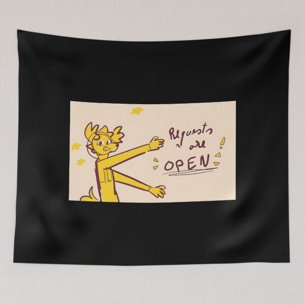 Item preview, Cheerful Character Requests Open Art designed and sold by elijbclaude.