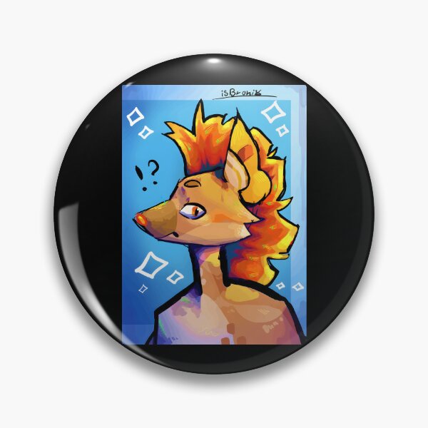 Item preview, Colorful Furry Character with Spiky Hair designed and sold by elijbclaude.