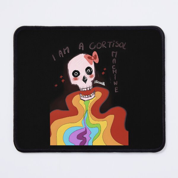 Item preview, Cortisol Machine Skull Art designed and sold by elijbclaude.