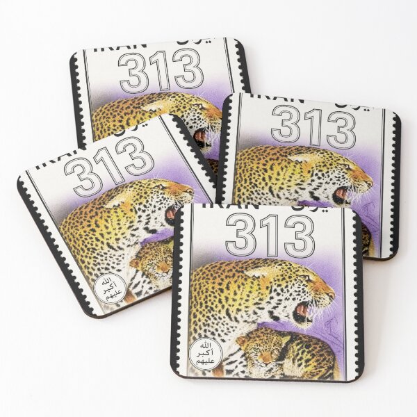 Item preview, Wildcat Iran Stamp Series 313 #31 designed and sold by éléphant noir.