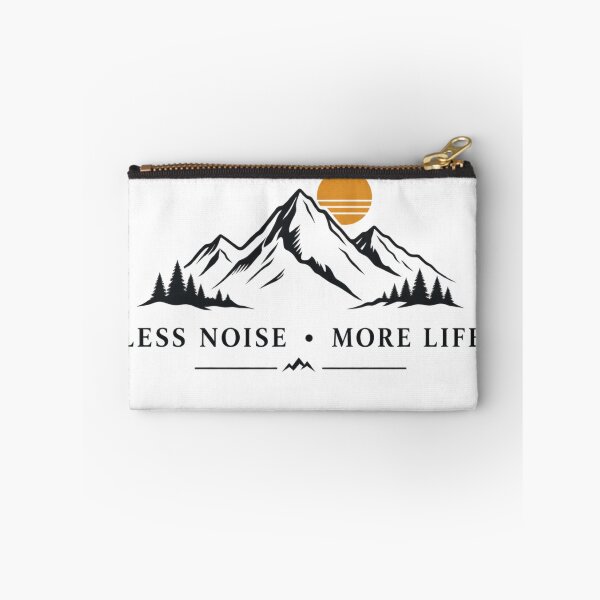 Item preview, Less Noise More Life Mountain Minimalist T-Shirt designed and sold by Amyay.