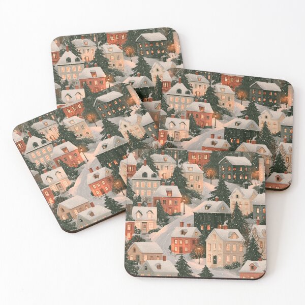Item preview, Storybook Winter Town designed and sold by bubblyrainbow.
