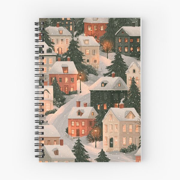 Item preview, Storybook Winter Town designed and sold by bubblyrainbow.