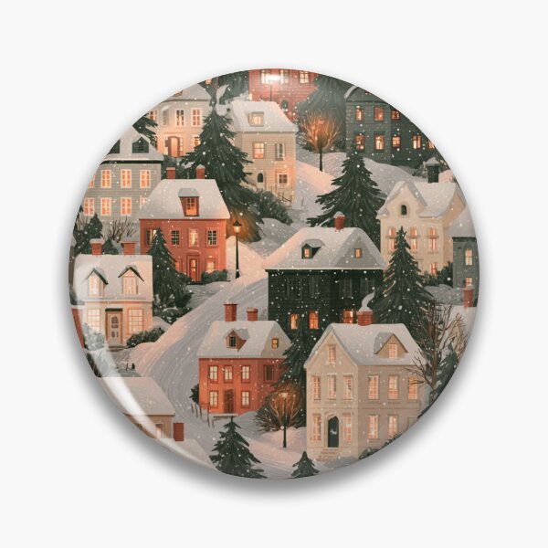 Item preview, Storybook Winter Town designed and sold by bubblyrainbow.