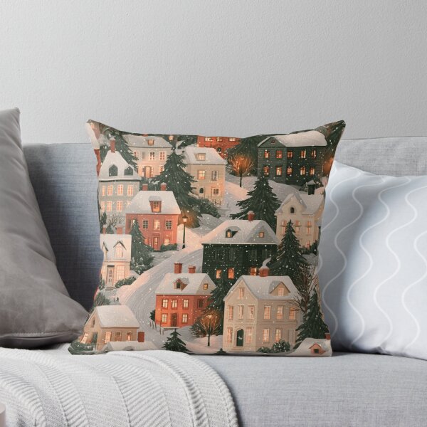 Item preview, Storybook Winter Town designed and sold by bubblyrainbow.