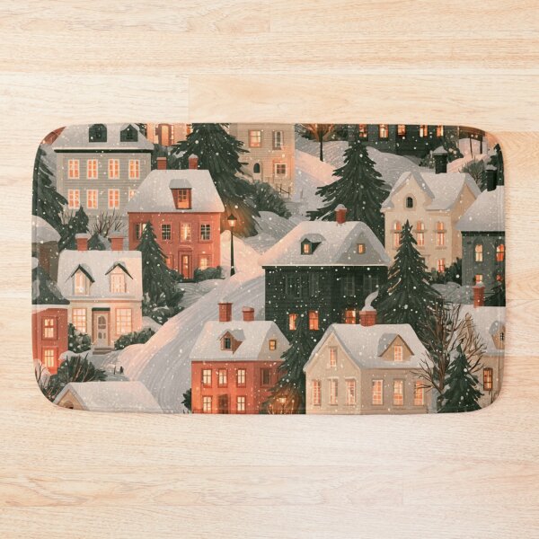 Item preview, Storybook Winter Town designed and sold by bubblyrainbow.